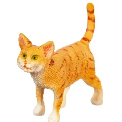 Dollhouse Miniature Standing Orange Cat