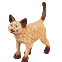 Dollhouse Miniature Standing Siamese Cat