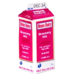 Dollhouse Miniature Strawberry Milk