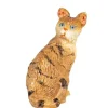 Dollhouse Miniature Tabby Looking Cat