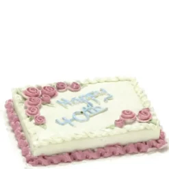 Dollhouse Miniature 40th Birthday Cake