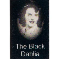 Dollhouse Miniature The Black Dahlia Book