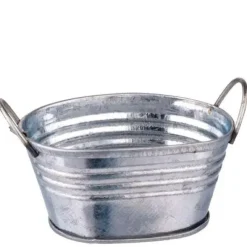 Dollhouse Miniature Tin Wash Bucket