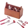 Dollhouse Miniature Tool Box with Tools