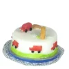 Dollhouse Miniature Truck Cake