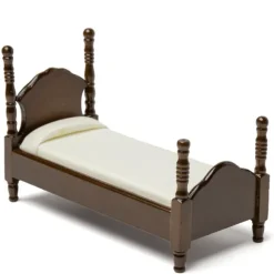 Dollhouse Miniature Twin Bed