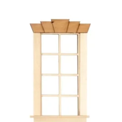 Dollhouse Miniature with Five Key Top Window