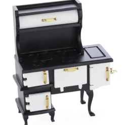 Dollhouse Miniature Wood Burning Antique Stove