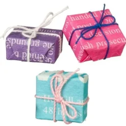 Dollhouse Miniature Wrapped Gifts