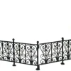 Dollhouse Miniature Wrought Iron Fence Set