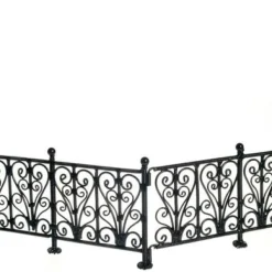 Dollhouse Miniature Wrought Iron Fence Set