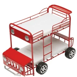 Double Decker Dollhouse Miniature Bunk Bed