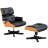 Eames Dollhouse Miniature Lounge Chair & Ottoman