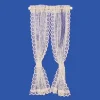 Ecru Lace Dollhouse Miniature Curtains