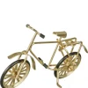 Gold Dollhouse Miniature Bicycle