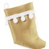 Gold Dollhouse Miniature Stocking