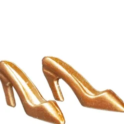 Gold Dollhouse Miniature High Heels