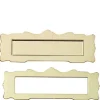 Gold Dollhouse Miniature Mail Slot