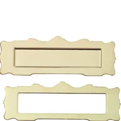 Gold Dollhouse Miniature Mail Slot