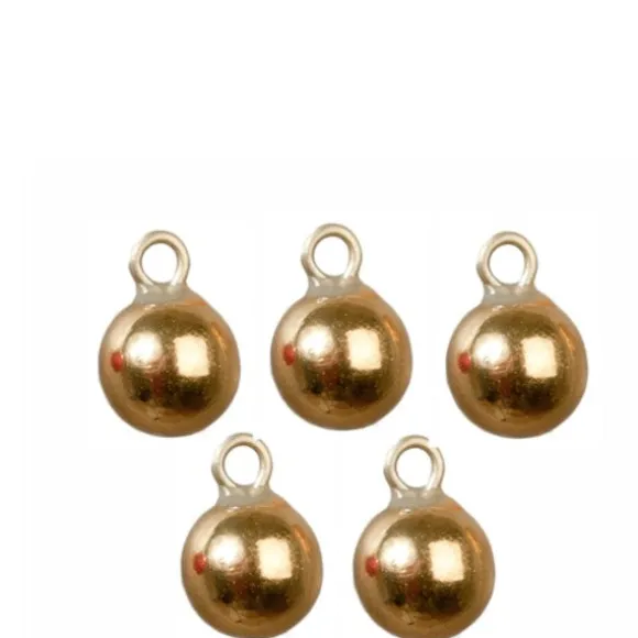 Gold Dollhouse Miniature Christmas Ornaments
