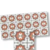 Gray & Terra Cotta Mosaic Dollhouse Floor Tile