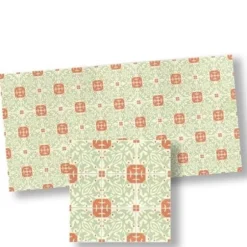 Green & Terra Cotta Mosaic Dollhouse Floor Tile