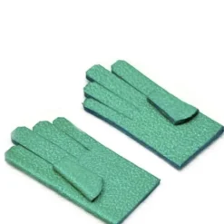 Green Dollhouse Miniature Gloves