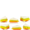 6 Handmade Dollhouse Miniature Sandwiches