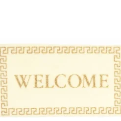 Ivory Dollhouse Miniature Welcome Mat