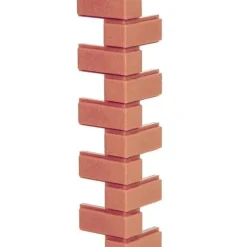 Joint Dollhouse Miniature Brick Corner