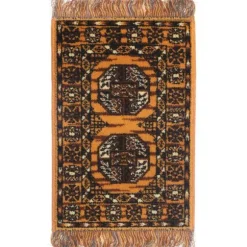 Large Dollhouse Miniature Afghan Rug