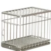 Large Galvanized Dollhouse Miniature Dog Cage