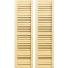 Large Louvered Dollhouse Shutters