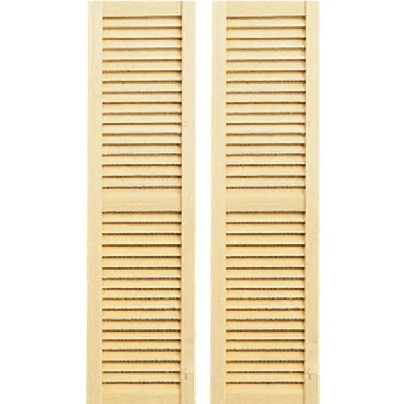 Large Louvered Dollhouse Shutters
