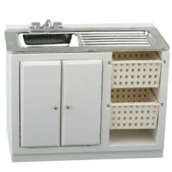 Laundry Room Dollhouse Miniature Sink