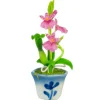 Lavender Dollhouse Miniature Potted Oncidium Orchid
