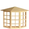 24-Light Dollhouse Miniature Bay Window