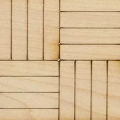 Light Wood Parquet Dollhouse Flooring