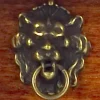 Lion's Head Dollhouse Miniature Door Knocker