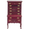 Mahogany Dollhouse Miniature Highboy