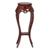 Mahogany Dollhouse Miniature Plant Stand