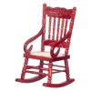 Mahogany Dollhouse Miniature Rocking Chair