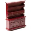 Mahogany Dollhouse Miniature Colonial Hutch