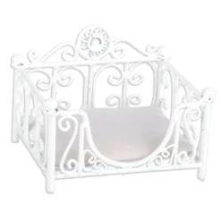 Metal Dollhouse Miniature Cat Bed