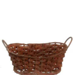 Metal Dollhouse Miniature Laundry Basket