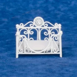 Metal Dollhouse Miniature Cat Bed