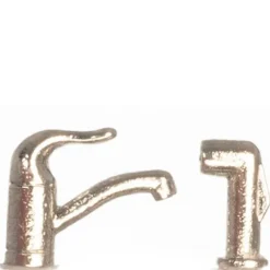 Modern Dollhouse Miniature Faucet with Sprayer