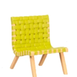 Modern Neon Green Dollhouse Miniature Chair