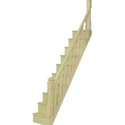 Narrow Dollhouse Miniature Staircase Kit