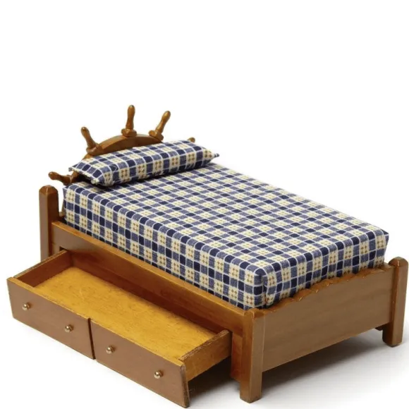 Nautical Dollhouse Miniature Bed